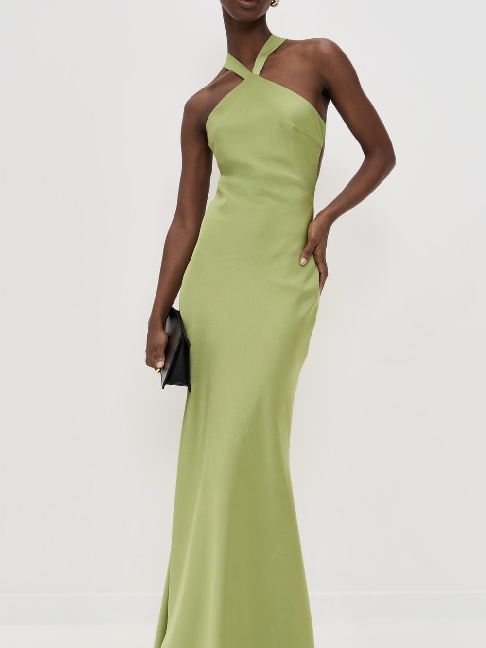Runaway the Label
Chara Low Cross Back high neck Maxi Dress